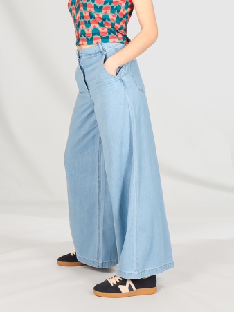 Pantalon aqua light denim