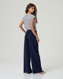 Pantalon avec poches bleu marine