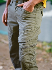 Pantalon Cargo Adven Brandit Homme vert kaki