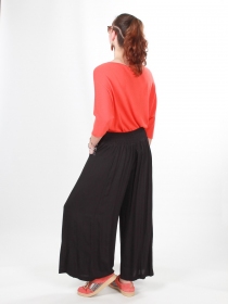 Pantalon évasé Noir