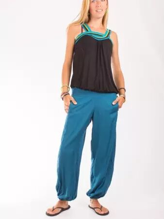Pantalon Guarani Bleu petrol