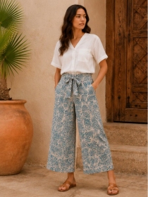 Pantalon Tao Calathea vert