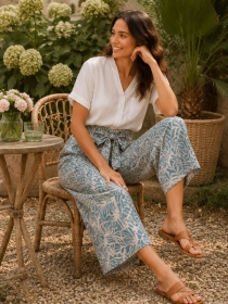 Pantalon Tao Calathea vert