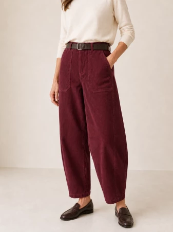 Pantalon velours barrel Granata