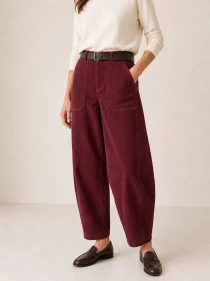 Pantalon velours barrel Granata