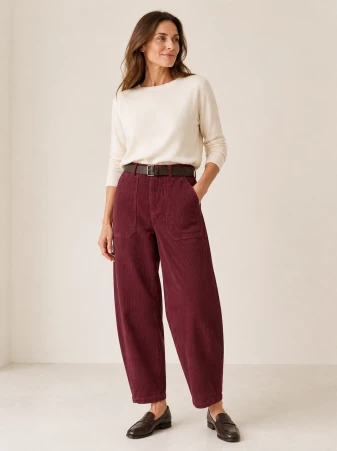 Pantalon velours barrel Granata