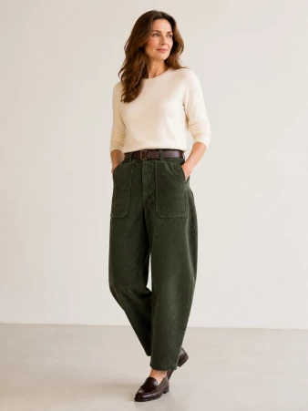 Pantalon velours barrel Sottobosco