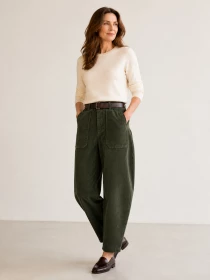 Pantalon velours barrel Sottobosco