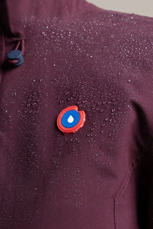 Parka doubl� coupe droite en tissu 100% recycl� Beaubourg prune