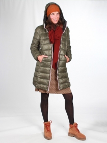 Parka/Doudoune réversible noir/kaki