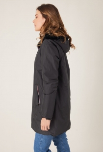Parka Réversible Fourrée noir