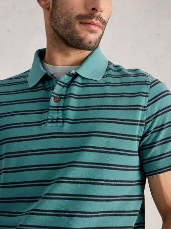 Polo rayures bleu