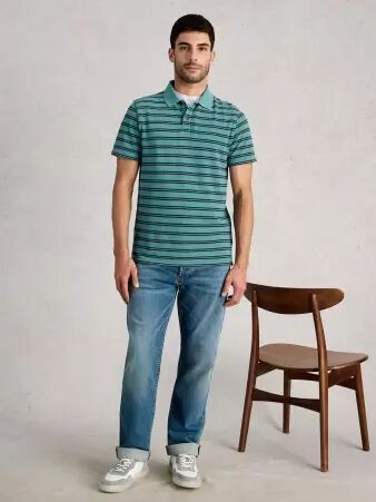 Polo rayures bleu