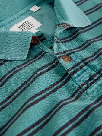Polo rayures bleu