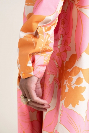 Poncho imperm�able avec poche avant Gabriel sunset bloom