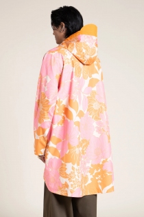 Poncho imperm&eacute;able avec poche avant Gabriel sunset bloom