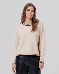 Pull &agrave; col Redodno avec contrastes Crudo