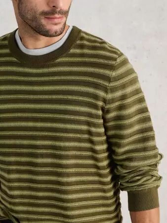Pull Attadale rayures vertes