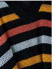 Pull cricket crochet noir