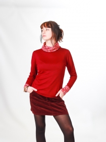 Pull Tracy coton bio rose