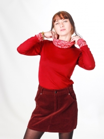 Pull Tracy coton bio rose