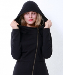 Robe à capuche Fuerte noire