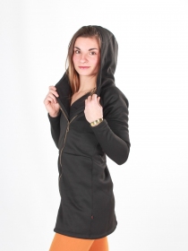 Robe à capuche Fuerte noire