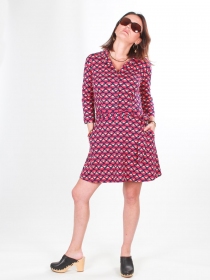 Robe Anna courte Albisia