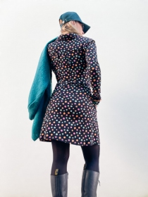 Robe Anna manches longues Nuit etoilee