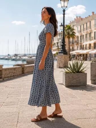 Robe Artemis Blue pampas
