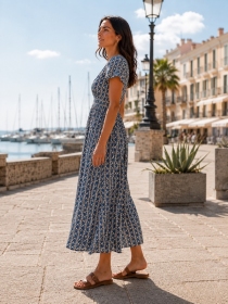 Robe Artemis Blue pampas