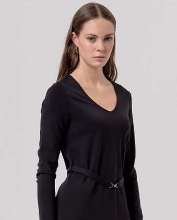 Robe ceintur�e Negro