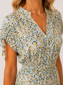 Robe chemise Nina courte Pollen Pop