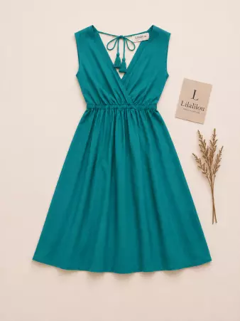 Robe courte H�cate Emeraude