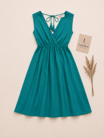 Robe courte H&eacute;cate Emeraude