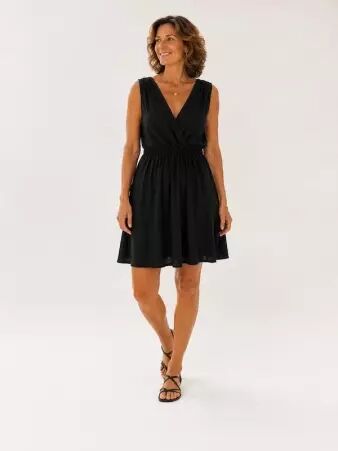 Robe courte H�cate Noir
