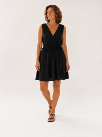 Robe courte H&eacute;cate Noir