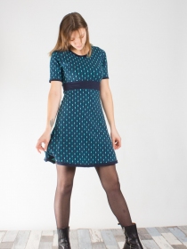 Robe Elie Diamond Bleu