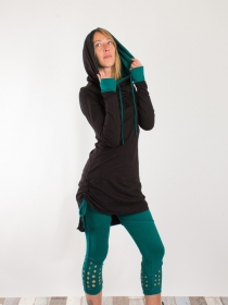 Robe Guru Noir Emeraude