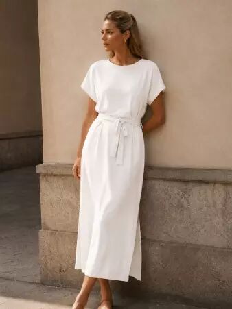 Robe Karla blanc