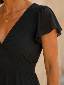 Robe longue Aelle Noir