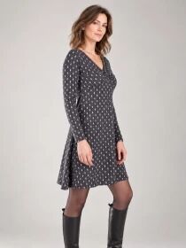 Robe Louie Diamond Gris