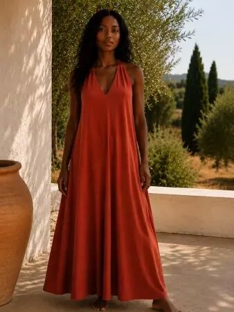 Robe luxia terracotta