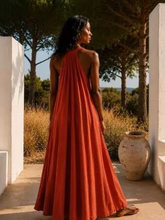 Robe luxia terracotta
