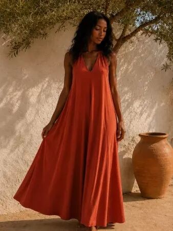 Robe luxia terracotta