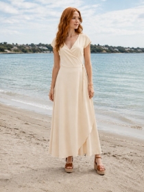 Robe Olympe Beige