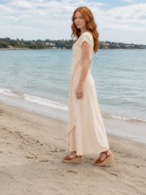 Robe Olympe Beige