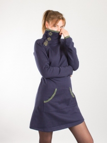 Robe pull Cocoon Bleu