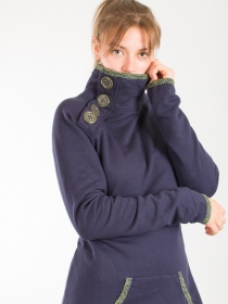 Robe pull Cocoon Bleu