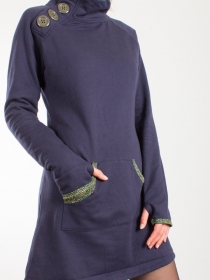 Robe pull Cocoon Bleu